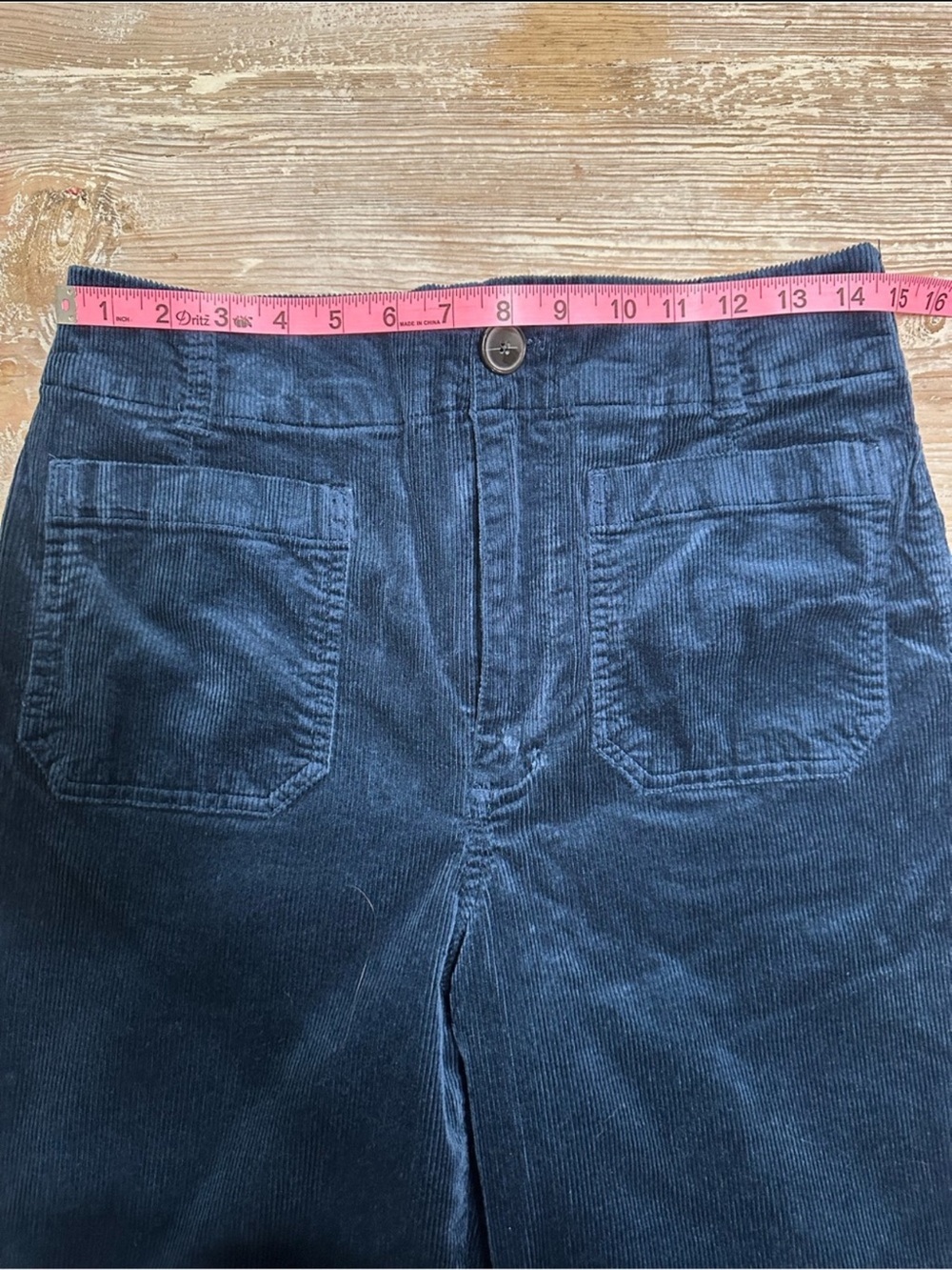 Anthropologie Maeve Wide Leg Collette Corduroy Pants | Size 30 - Picture 9 of 10